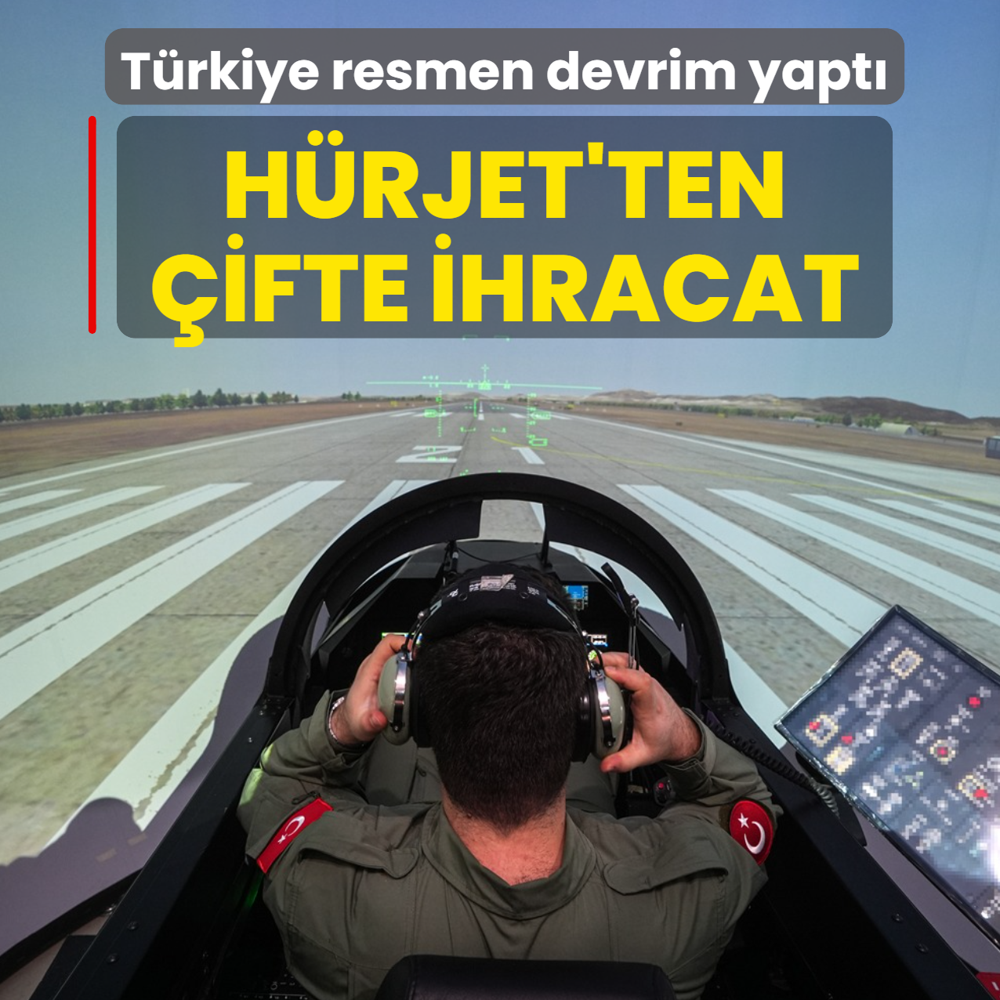 T�rkiye resmen devrim yapt�... H�RJET'ten �ifte ihracat