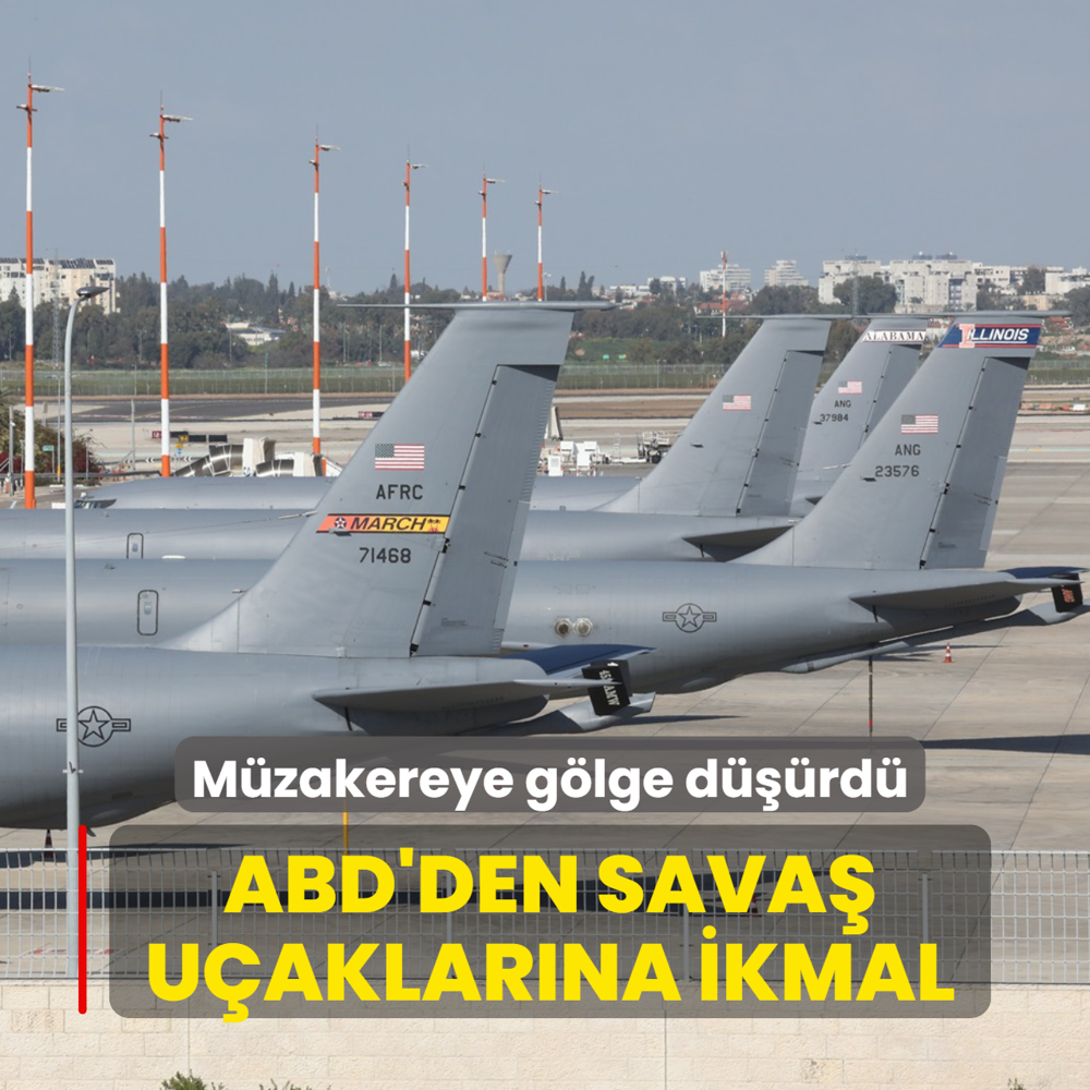 M�zakereye g�lge d���rd�... ABD'den sava� u�aklar�na ikmal ad�m�