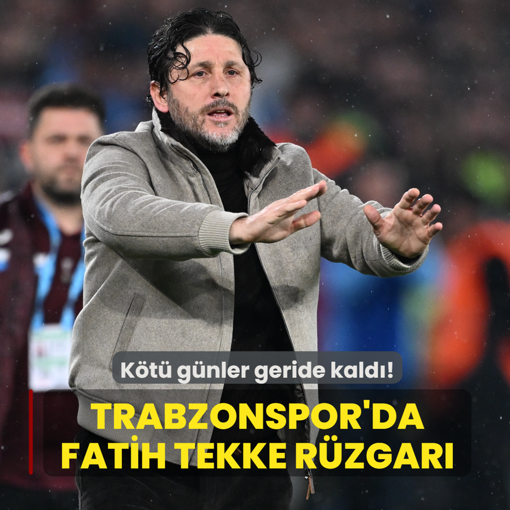Fatih Tekke, Trabzonspor'a iyi geldi! K�t� g�nler geride kald�