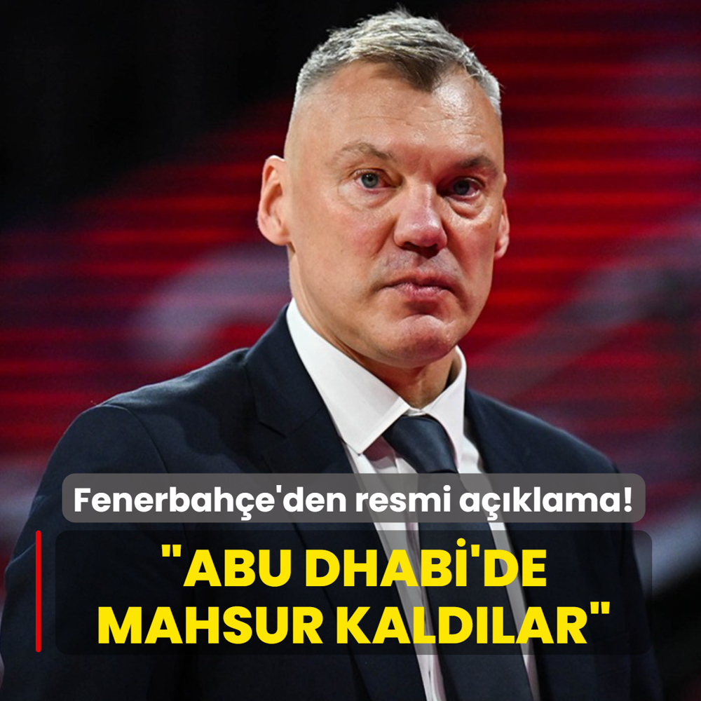 Fenerbah�e'den resmi a��klama! �Abu Dhabi'de mahsur kald�lar�