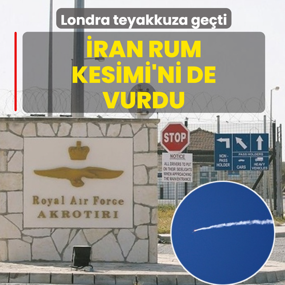 �ran, Rum Kesimi'ni de vurdu... Londra teyakkuza ge�ti