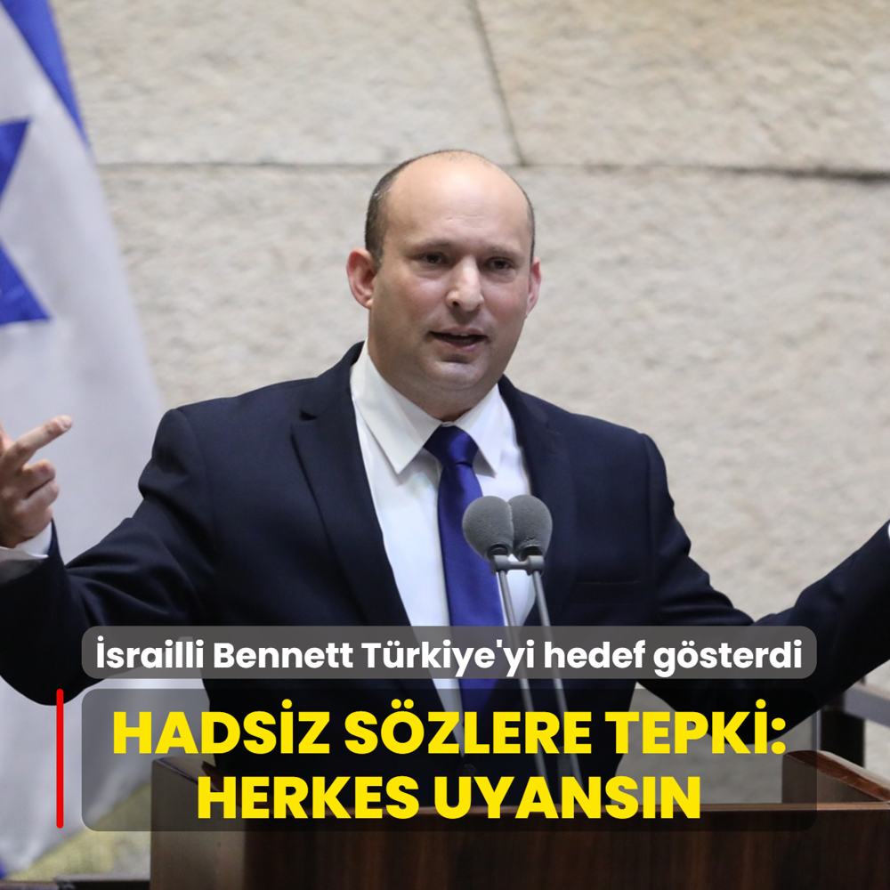 �srailli eski ba�bakan T�rkiye'yi hedef g�sterdi... Hadsiz s�zlere tepki: Herkes uyans�n