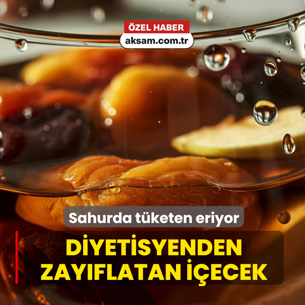 Sahurda bunlar� t�keten Ramazan'� zay�flayarak bitiriyor! Diyetisyenden zay�flatan ho�af tarifi