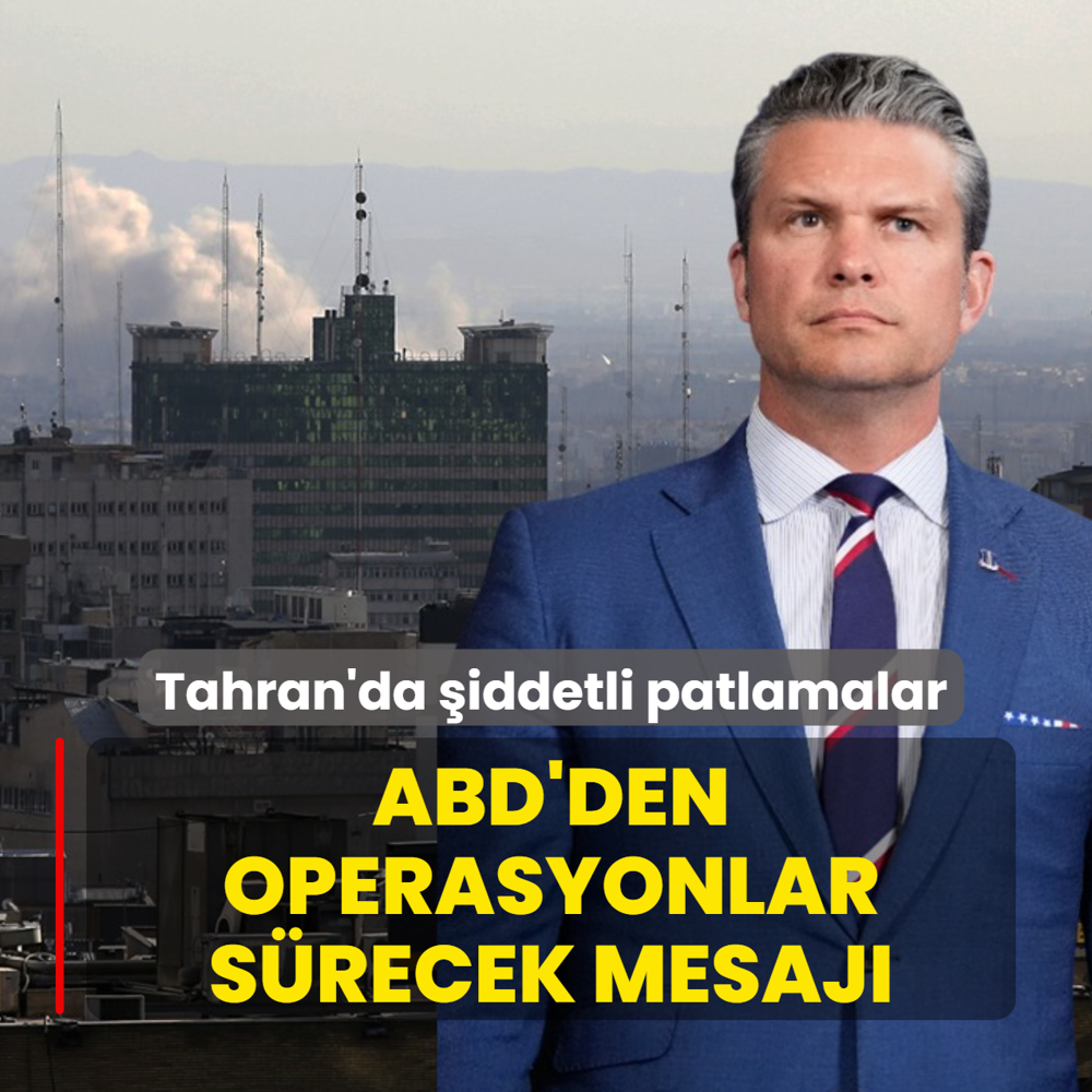 Tahran'da �iddetli patlamalar... ABD'den operasyonlar s�recek mesaj�