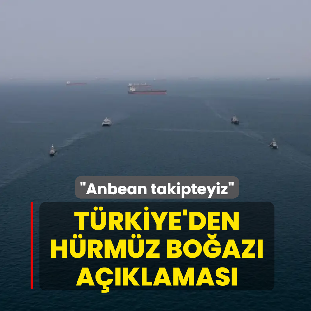 T�rkiye'den H�rm�z Bo�az� a��klamas�: Anbean takipteyiz