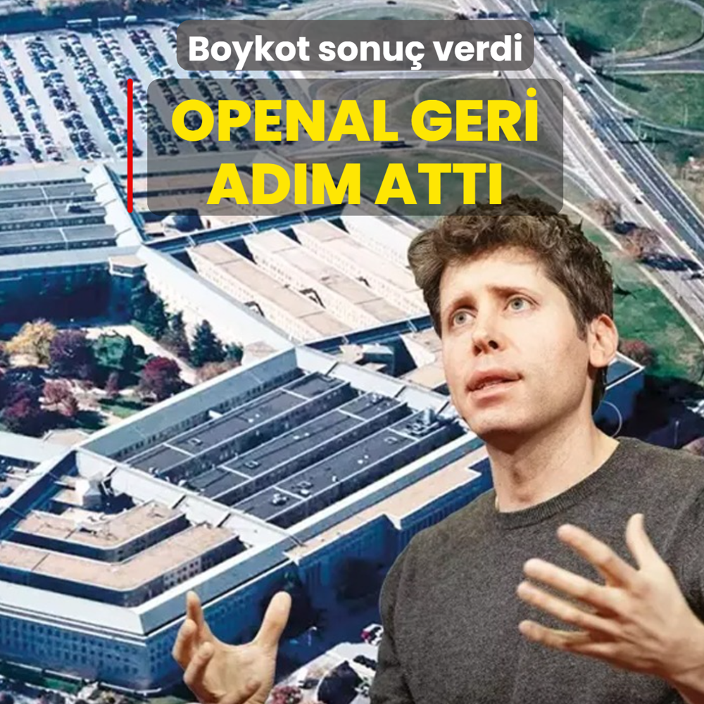 Boykot sonu� verdi OpenAl geri ad�m att�