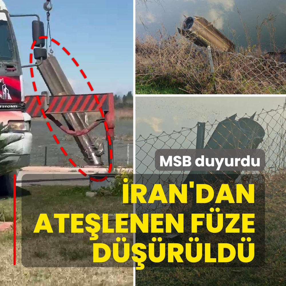 �ran'dan ate�lenen f�ze d���r�ld�! MSB duyurdu