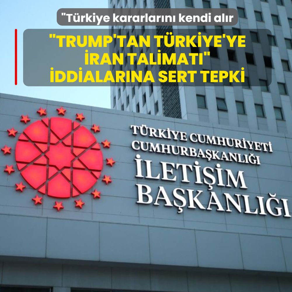 �Trump'tan T�rkiye'ye �ran talimat�� iddialar�na DMM'den sert tepki: T�rkiye ba��ms�zd�r, kararlar�n� kendi al�r