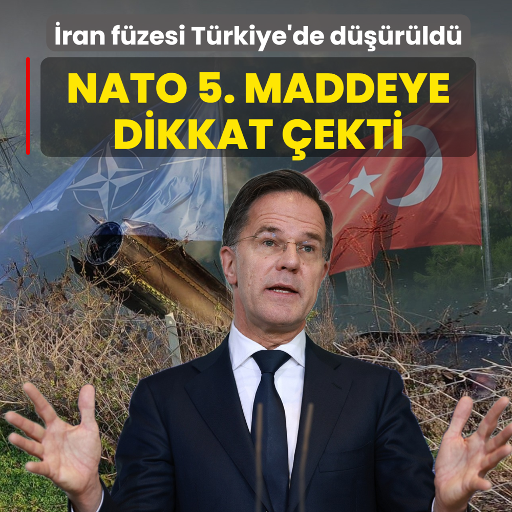 �ran f�zesi T�rk hava sahas�nda d���r�ld�! NATO 5. maddeye dikkat �ekti