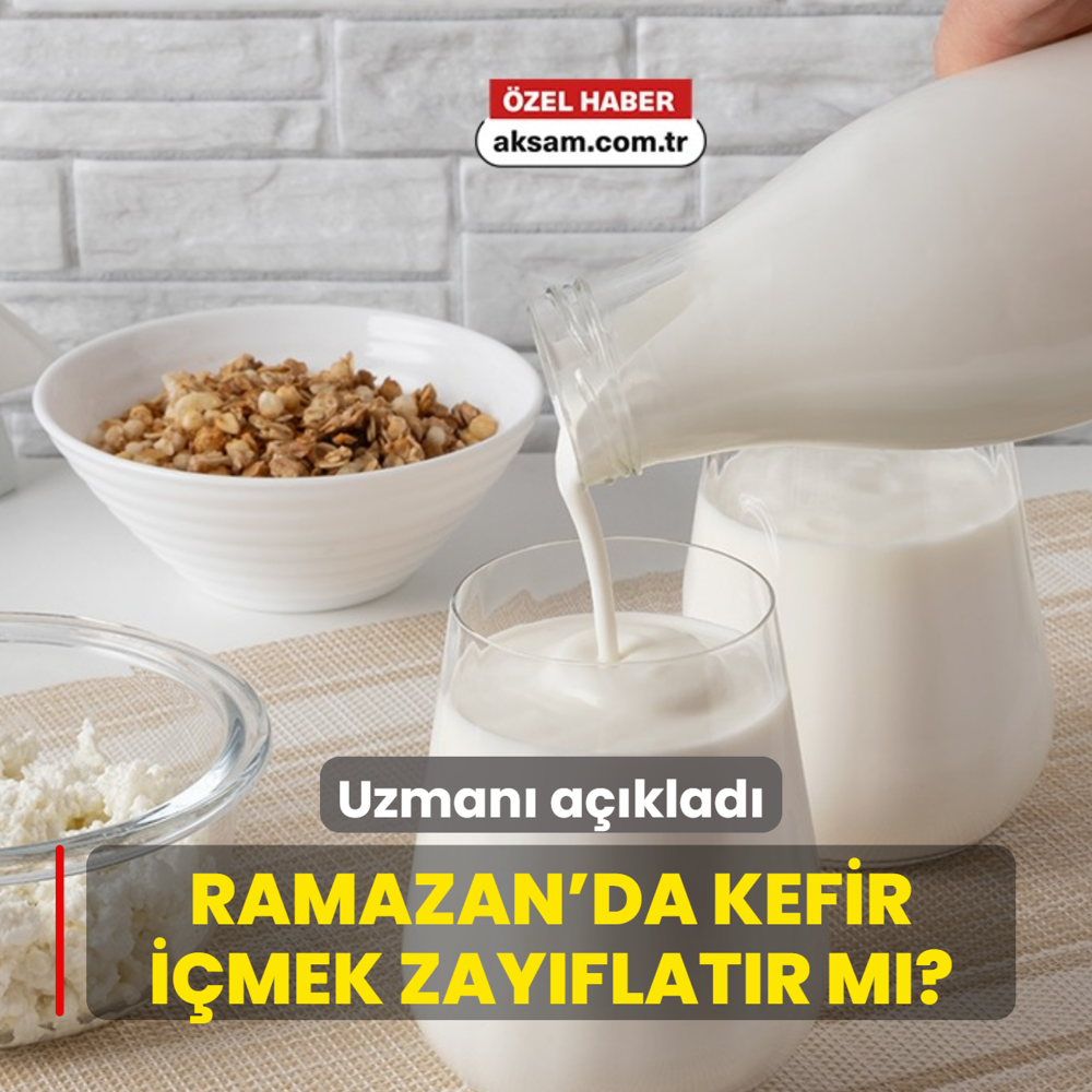 Ramazan'da kefir i�mek kilo verdirir mi? Gastroenteroji uzman� a��klad�