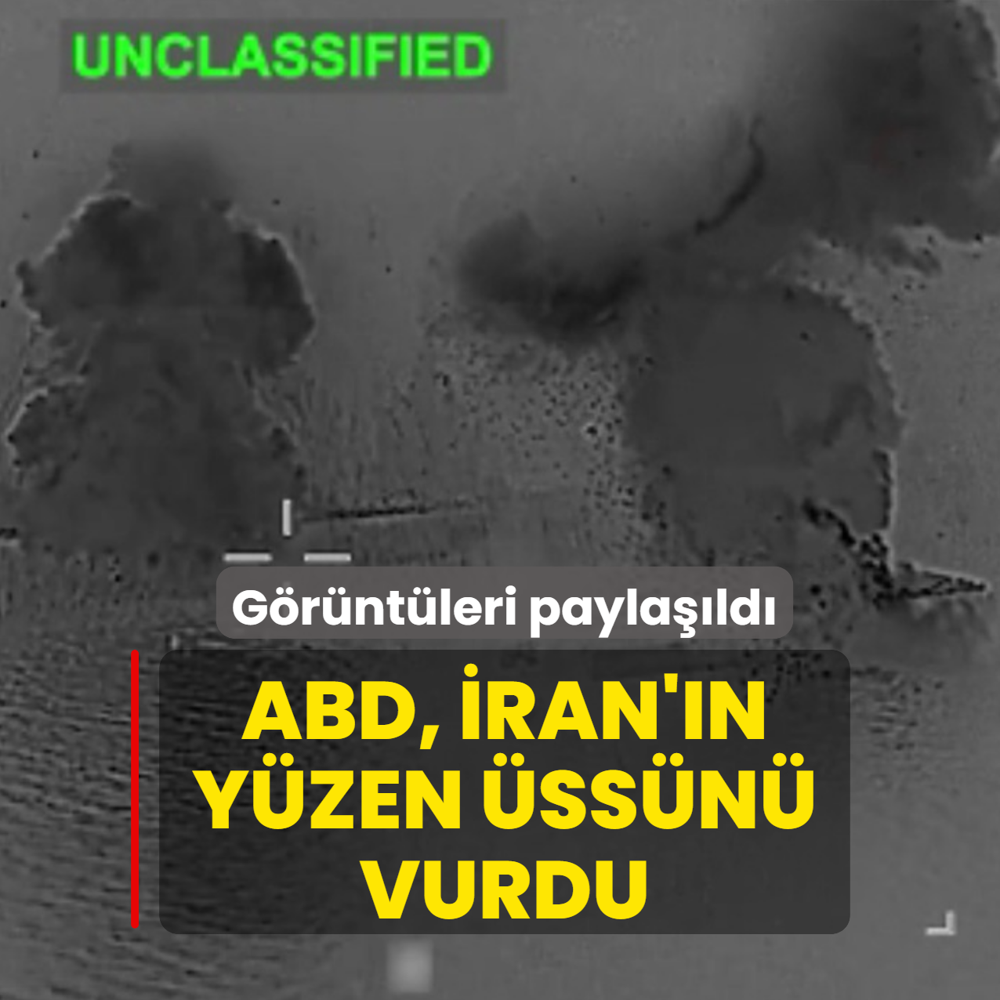 ABD, �ran'�n y�zen �ss�n� vurdu! G�r�nt�leri payla��ld�