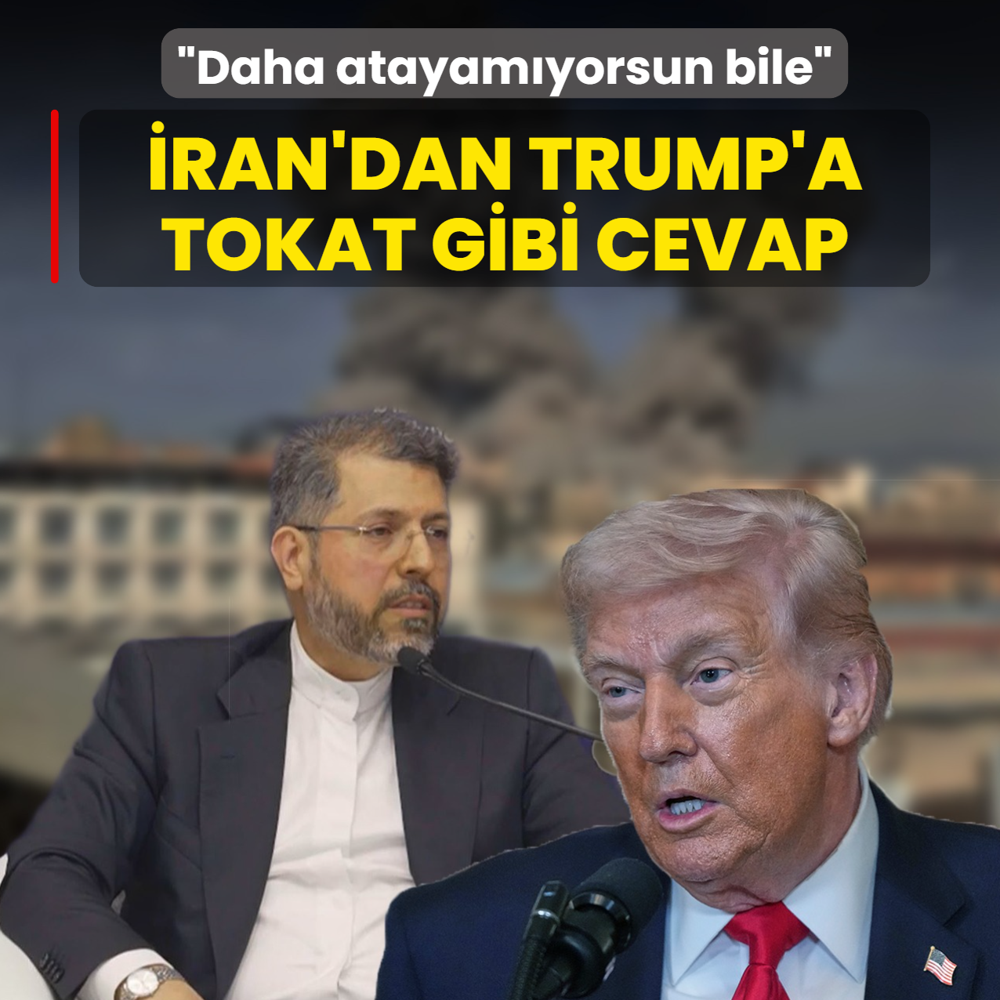 �ran'dan Trump'a tokat gibi cevap: Daha belediye ba�kan� bile atayam�yorsun