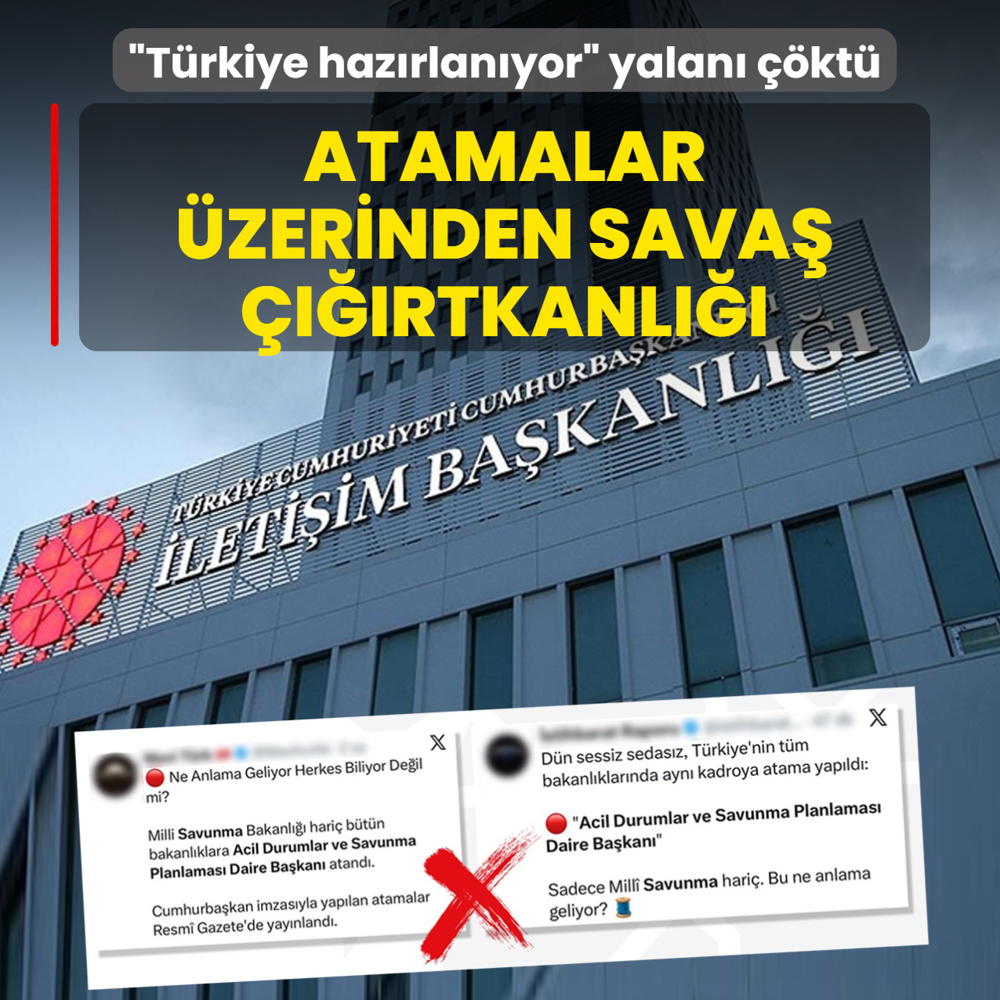 Atamalar üzerinden savaş çığırtkanlığı! ‘Türkiye hazırlanıyor‘ yalanı çöktü