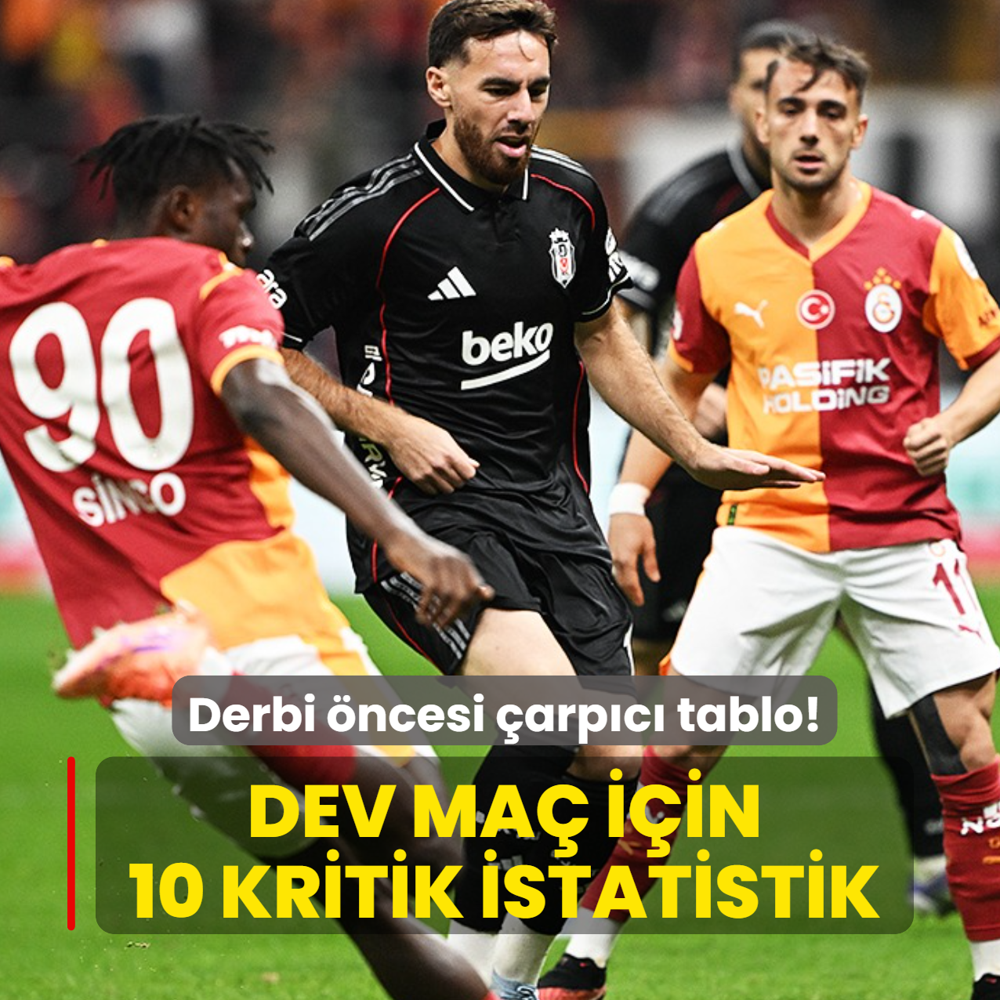 Dev derbi �ncesi �arp�c� tablo
