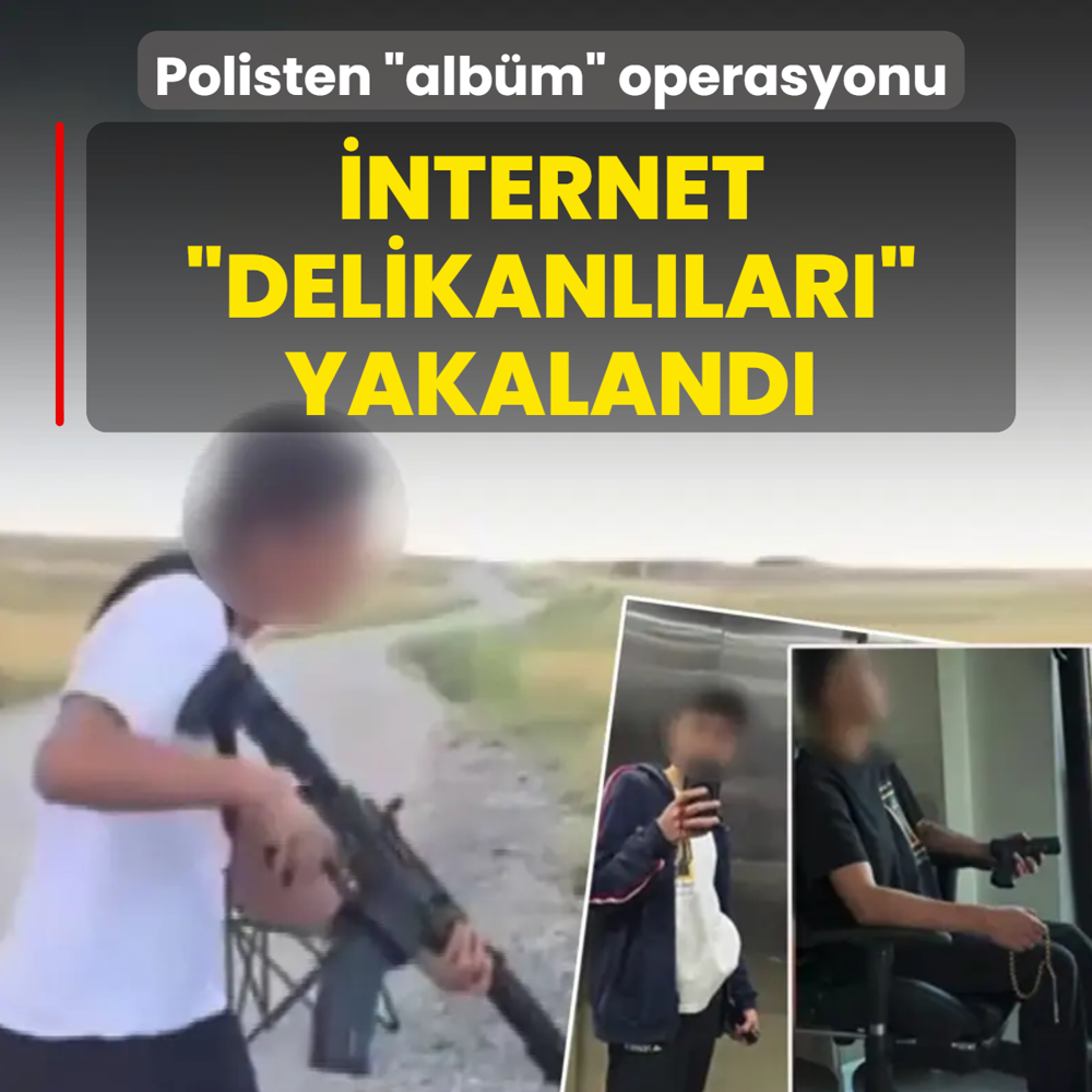 Polisten �alb�m� operasyonu! �nternet �delikanl�lar�� yakaland�