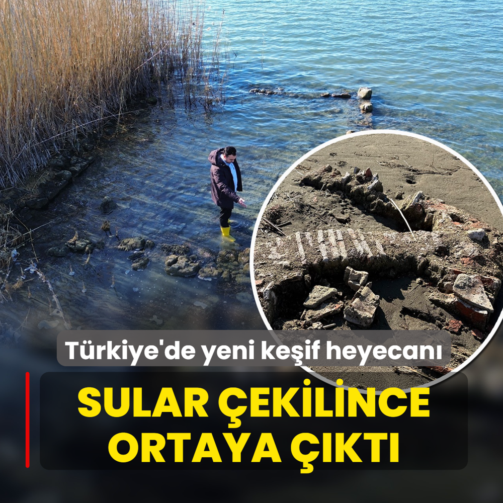 T�rkiye'de yeni ke�if heyecan�! Sular �ekilince ortaya ��kt�