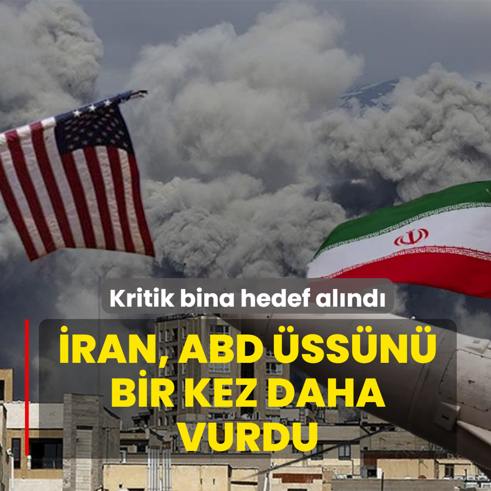 �ran, ABD �ss�n� bir kez daha vurdu! Kritik bina hedef al�nd�