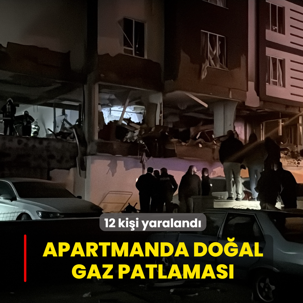 Ni�de'de apartmanda do�al gaz patlad�: 12 yaral�