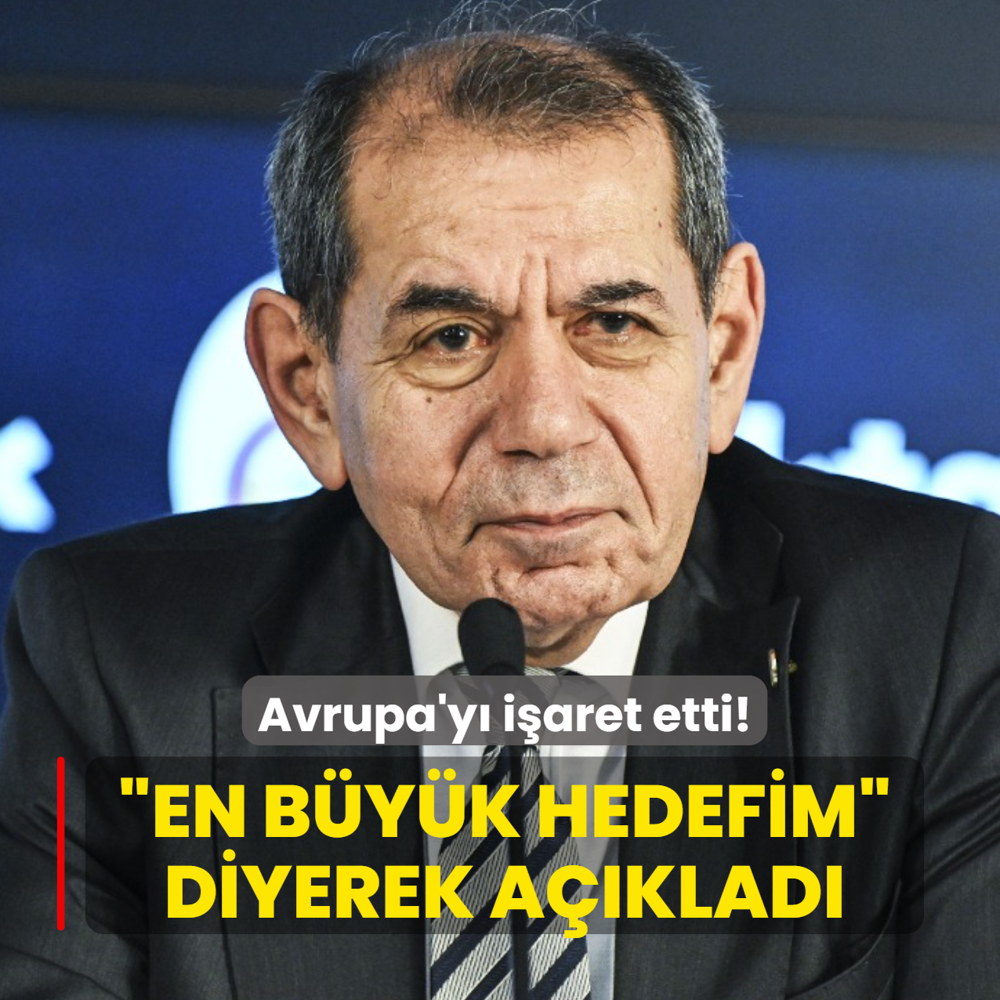 Dursun �zbek Avrupa'y� i�aret etti! �En b�y�k hedefim� diyerek a��klad�