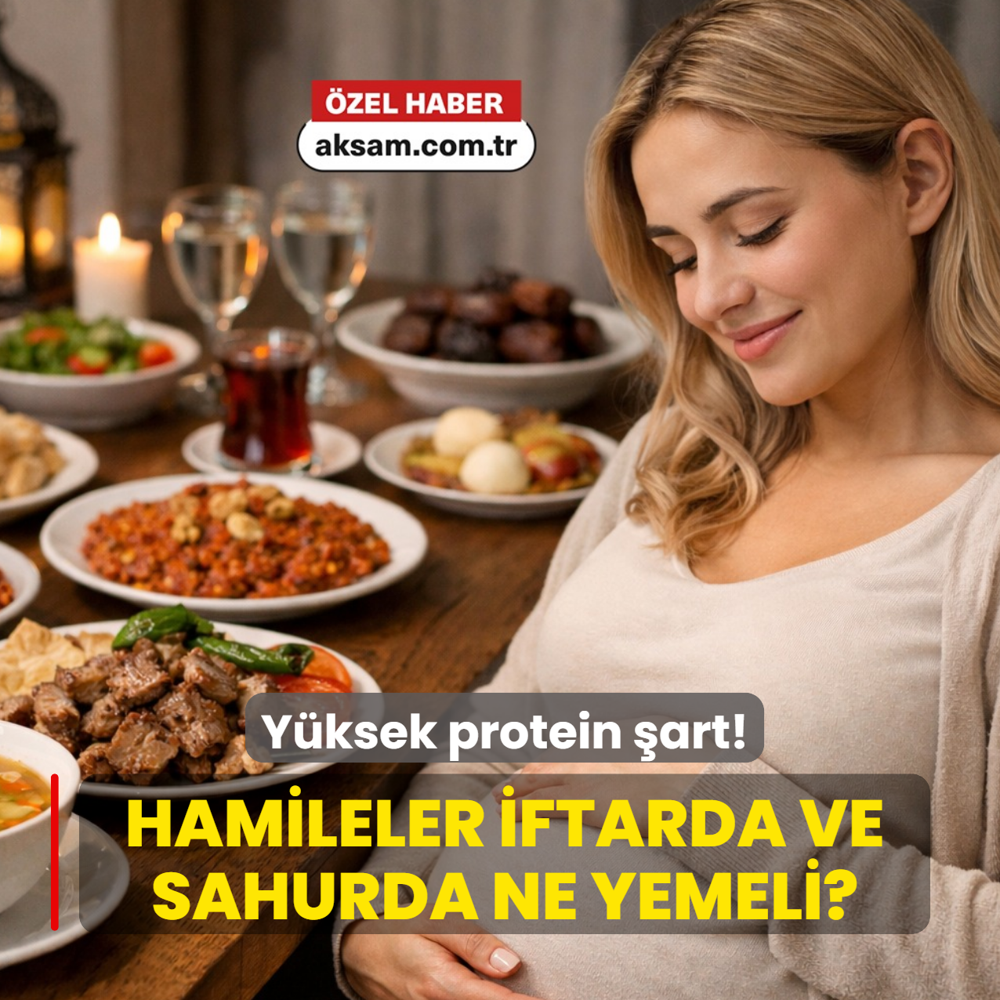Oru� tutan hamileler iftarda ve sahurda ne yemeli? Hafif ba�lang��, y�ksek protein �art