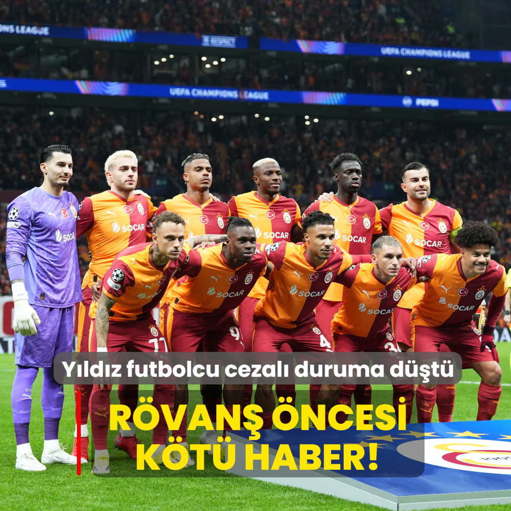 R�van� �ncesi k�t� haber! Y�ld�z futbolcu cezal� duruma d��t�