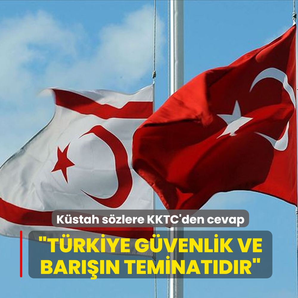 Rum liderin k�stah s�zlerine KKTC'den cevap... �T�rkiye g�venlik ve bar���n teminat�d�r�