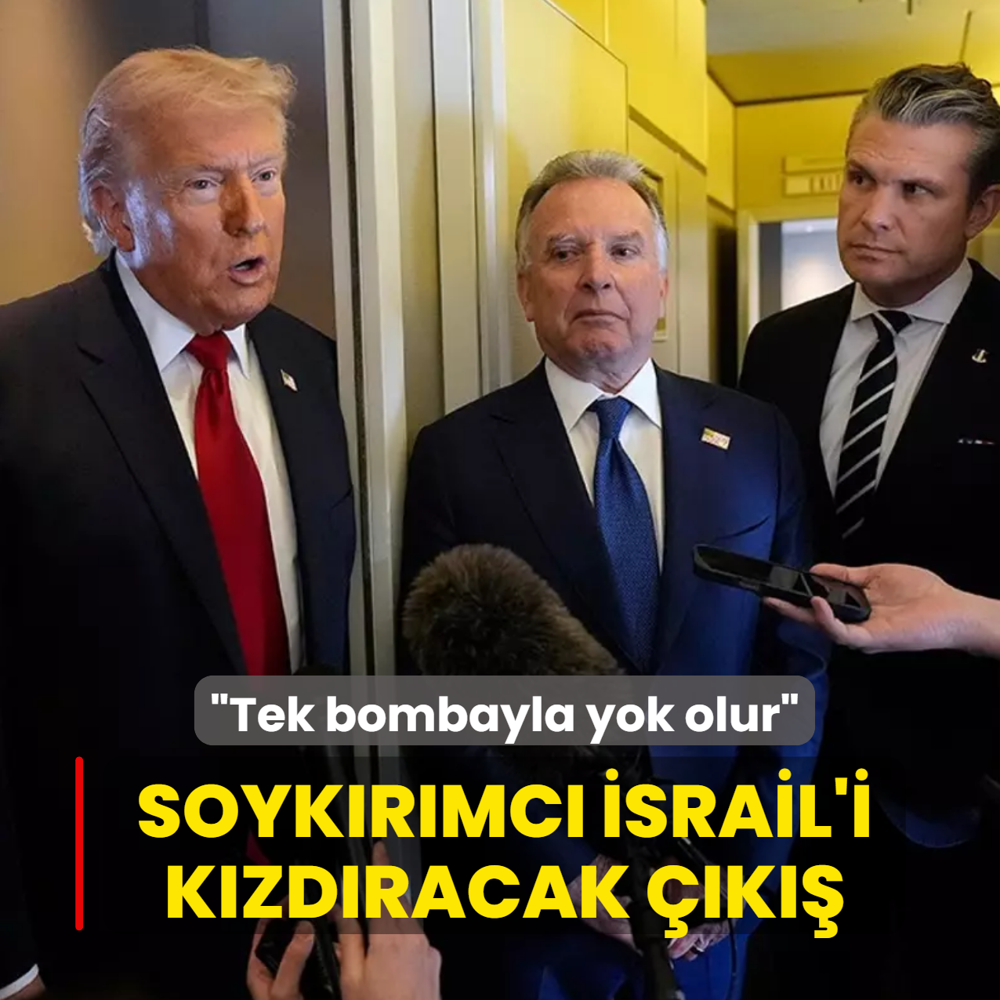 �srail'i k�zd�racak a��klama: Tek bombayla yok olur