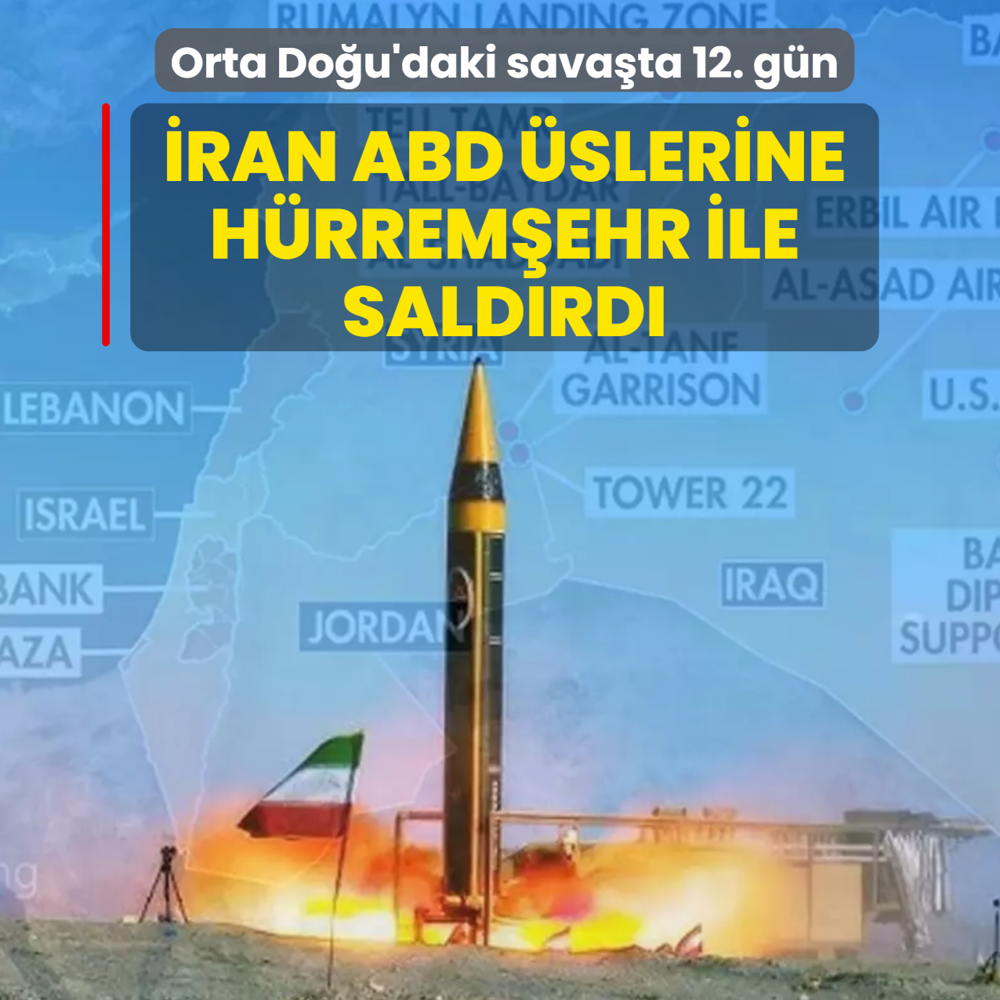 Orta Do�u'daki sava�ta 12. g�n! �ran ABD �slerine H�rrem�ehr ile sald�rd�