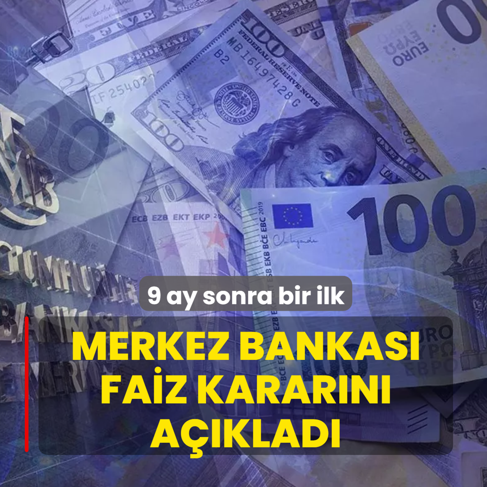Merkez Bankas� faiz karar�n� a��klad�