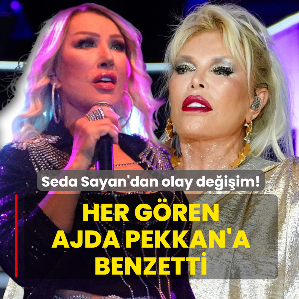 Seda Sayan'dan olay de�i�im! Her g�ren Ajda Pekkan'a benzetti