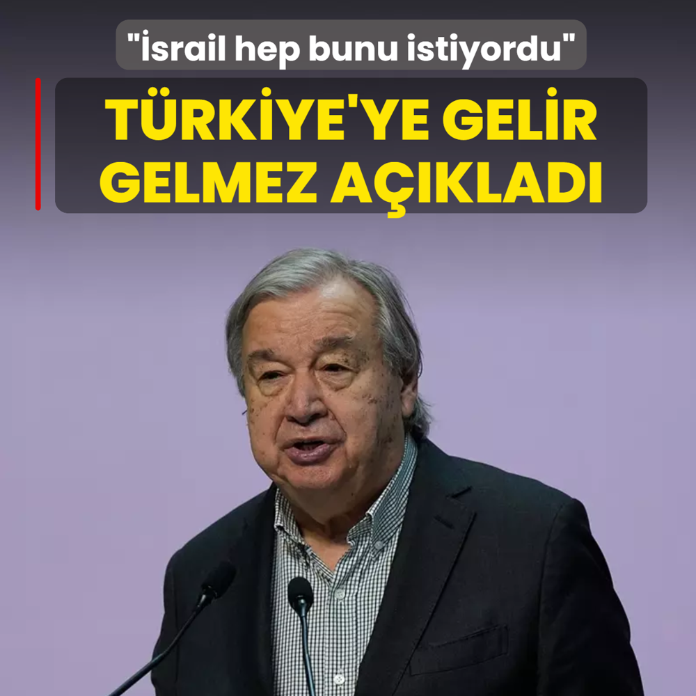 T�rkiye'ye gelir gelmez a��klad�: �srail hep bunu istiyordu