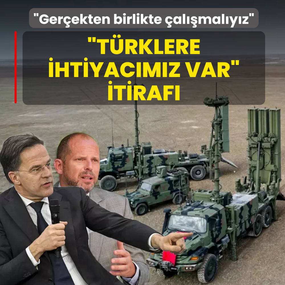 �T�rklere ihtiyac�m�z var� itiraf�: Ger�ekten birlikte �al��mal�y�z