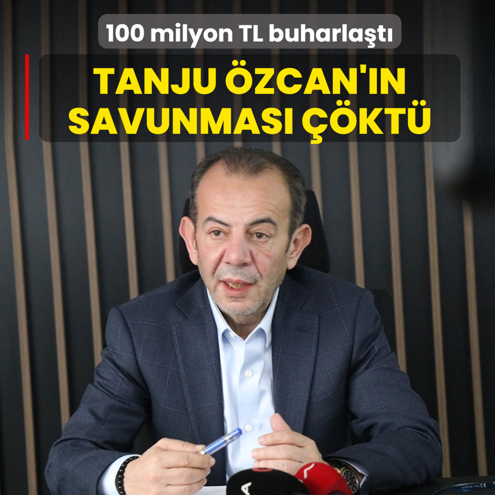 100 milyon TL buharla�t�! Tanju �zcan'�n �burs� savunmas� ��kt�