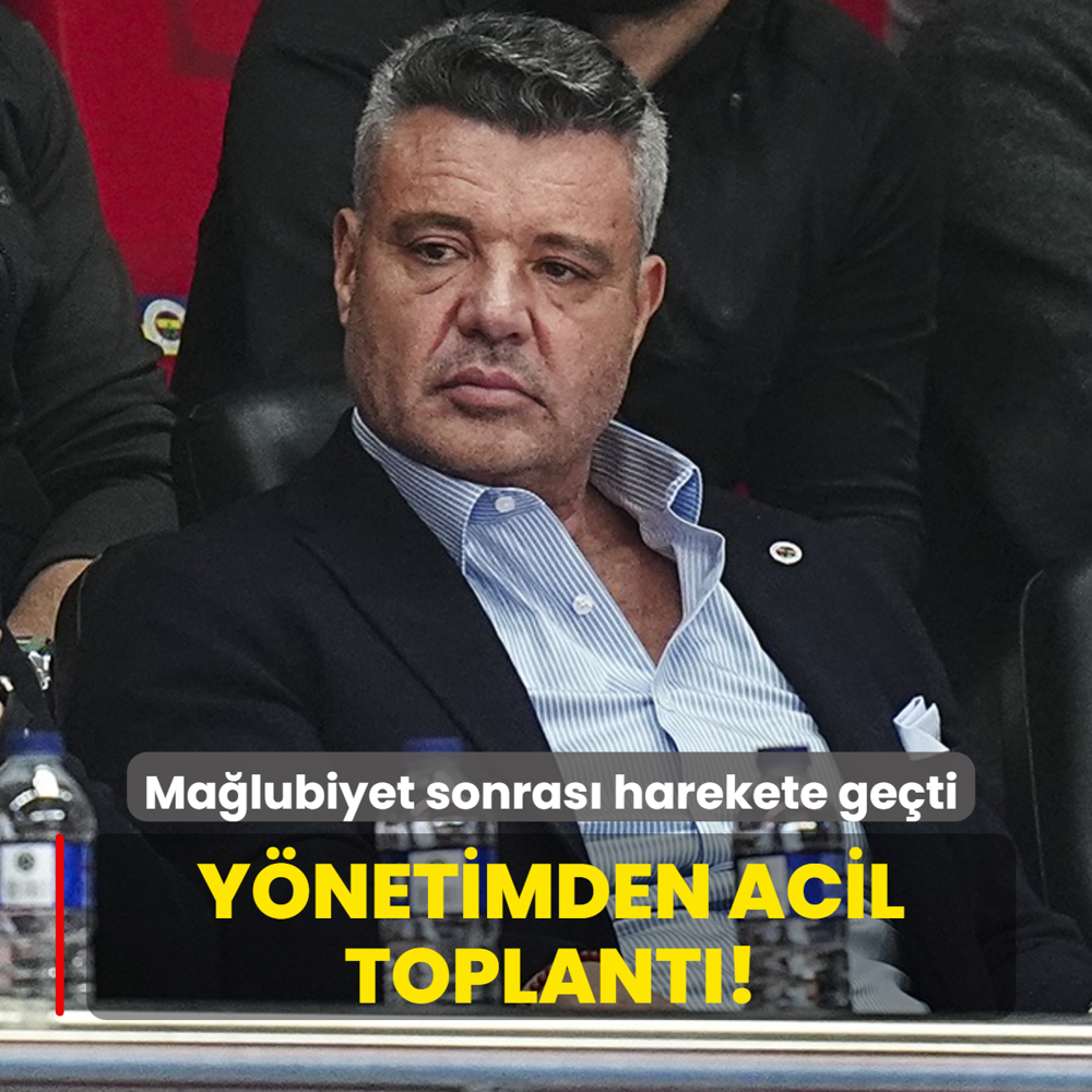 Ma�lubiyet sonras� harekete ge�ti! Fenerbah�e y�netiminden acil toplant�