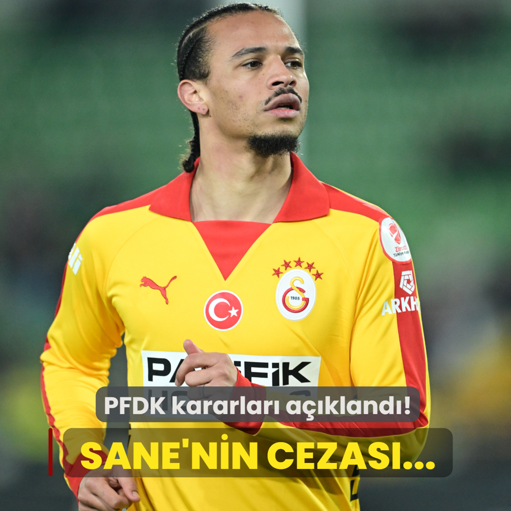 PFDK kararlar� a��kland�! ��te Leroy Sane'nin cezas�...