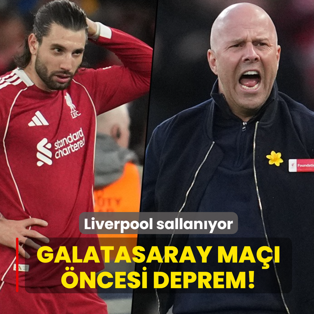 Galatasaray ma�� �ncesi deprem! Liverpool sallan�yor