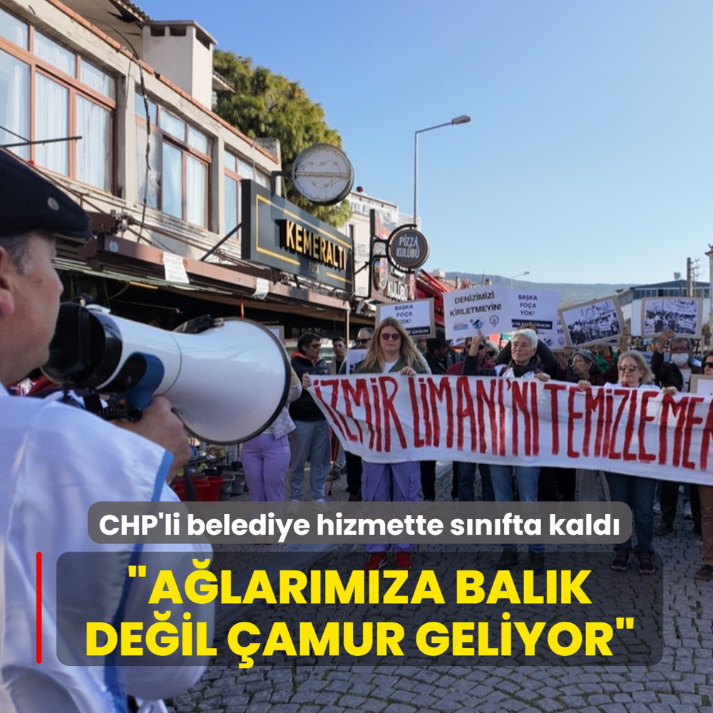 CHP'li belediye hizmette s�n�fta kald�! �A�lar�m�za bal�k de�il �amur geliyor�