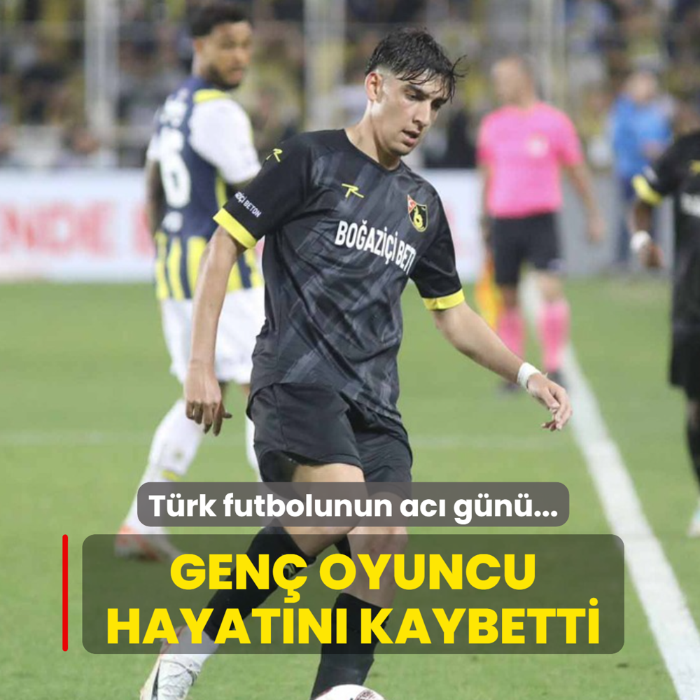 �stanbulspor ve T�rk futbolunun ac� g�n�... Gen� oyuncu hayat�n� kaybetti