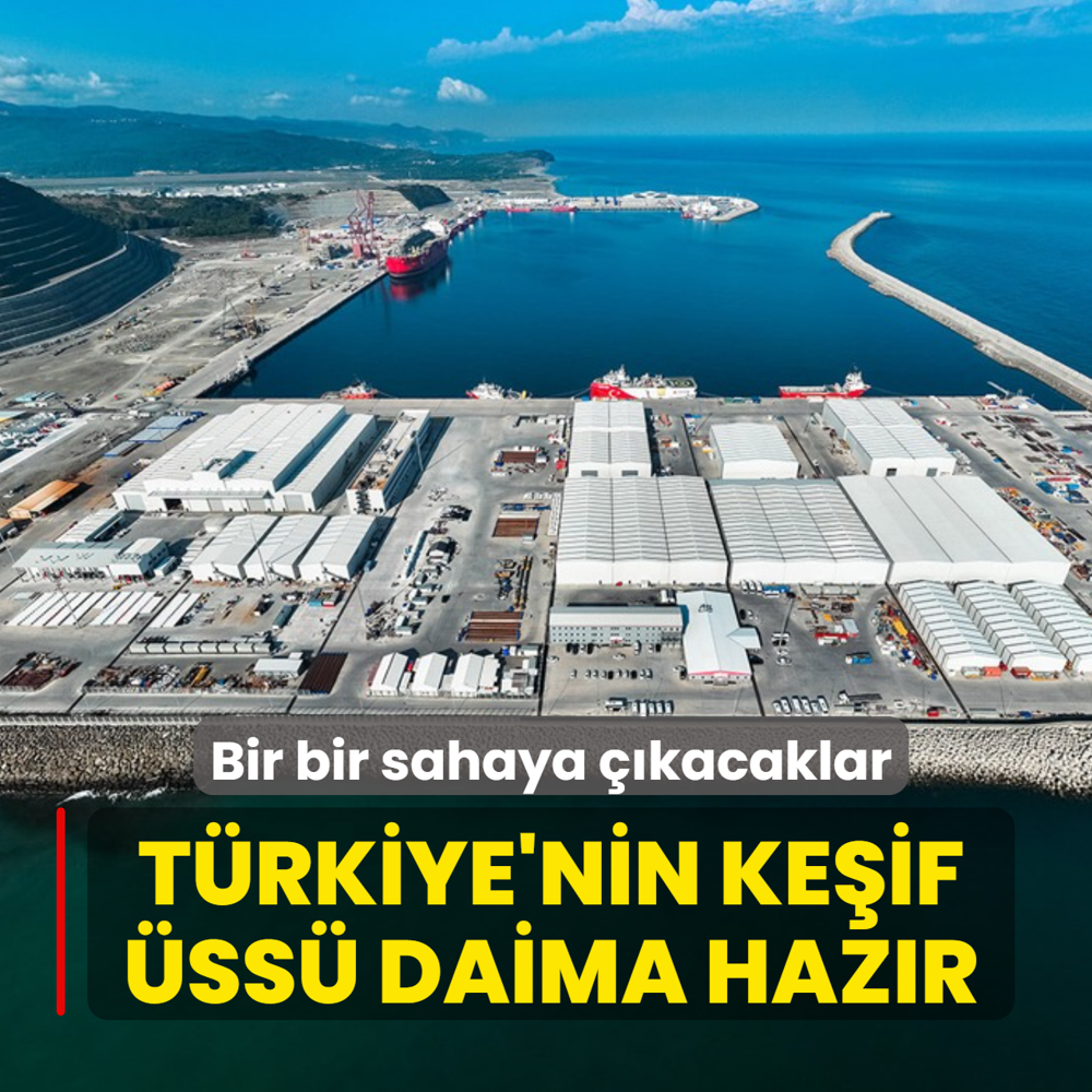 T�rkiye'nin ke�if �ss� aral�ks�z �al���yor... Bir bir sahaya ��kacaklar