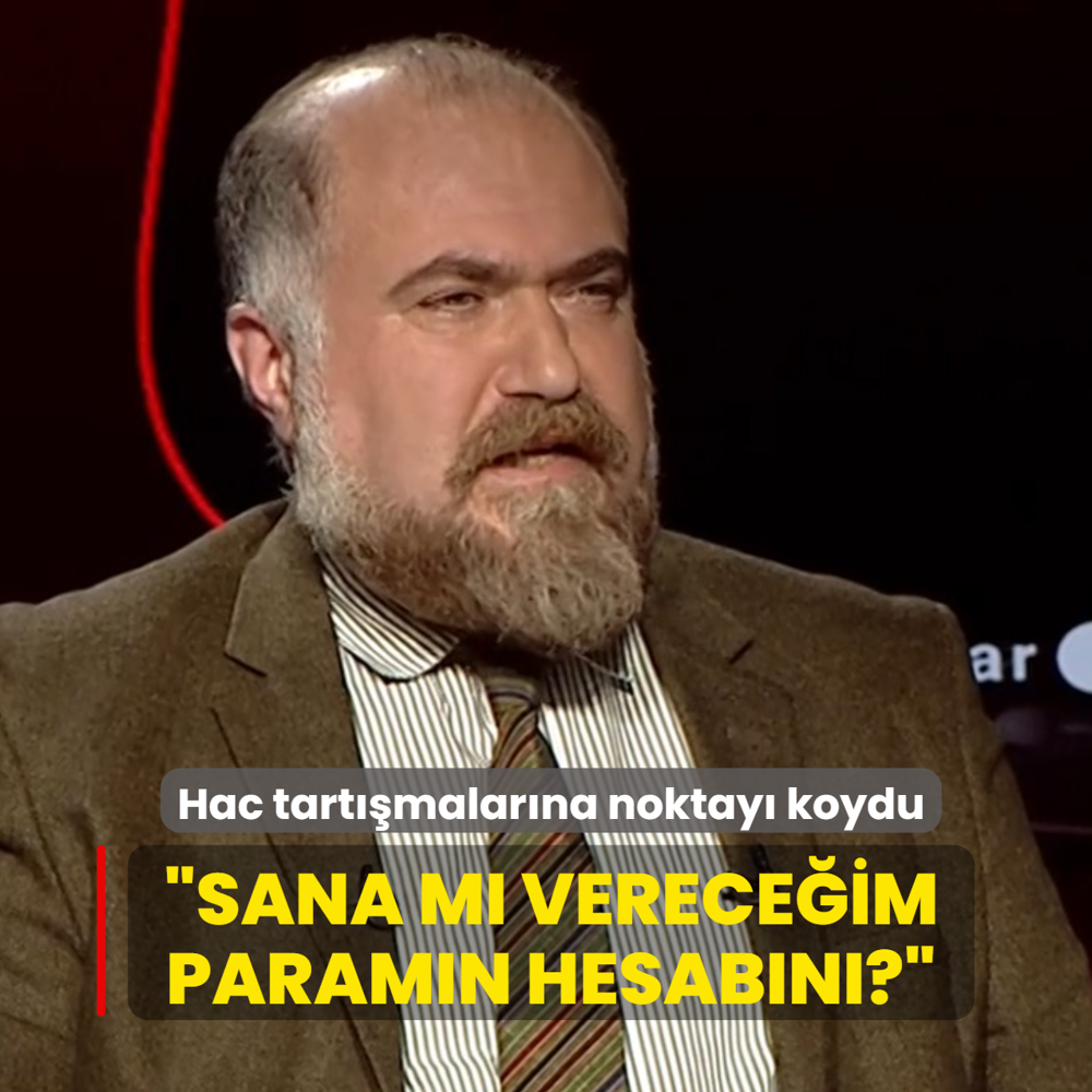 Ak�am Gazetesi yazar� Dr.Taceddin Kutay: Sana m� verece�im param�n hesab�n�?