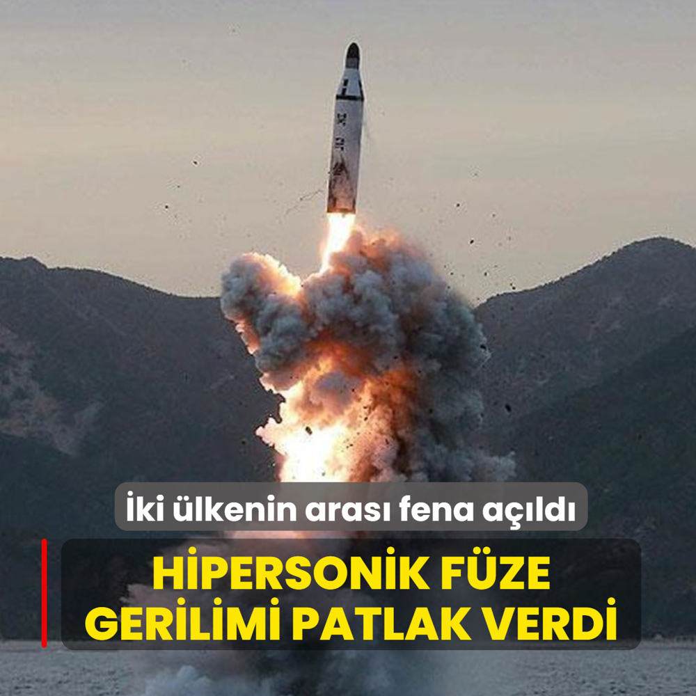 �ki �lkenin aras� fena a��ld�! Hipersonik f�ze gerilimi patlak verdi