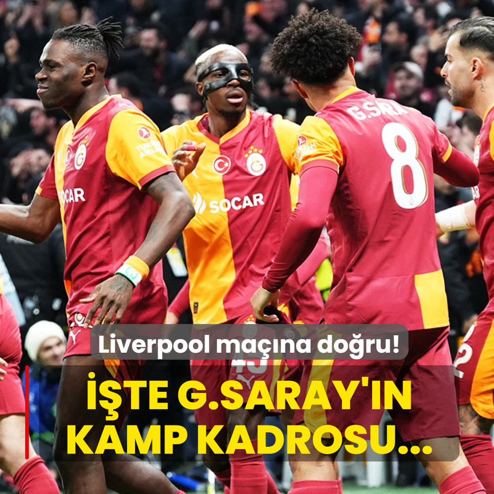 Galatasaray duyurdu! Liverpool ma��n�n kamp kadrosu belli oldu