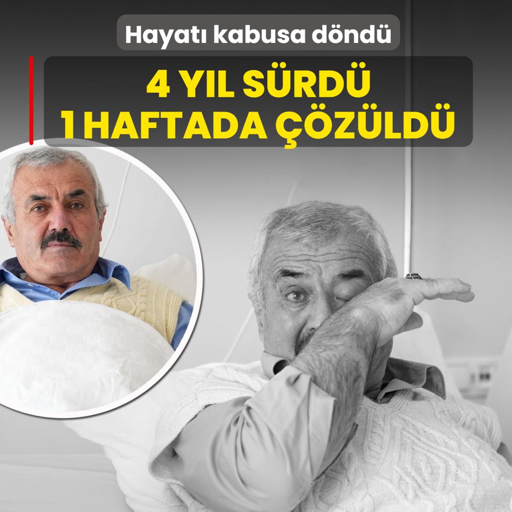 Hayat� kabusa d�nd�! 4 y�l s�rd�, 1 haftada ��z�ld�