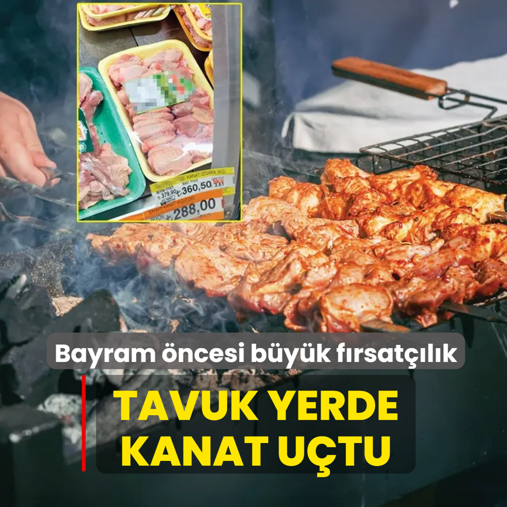 Bayram �ncesi b�y�k f�rsat��l�k... Tavuk yerde kanat u�tu