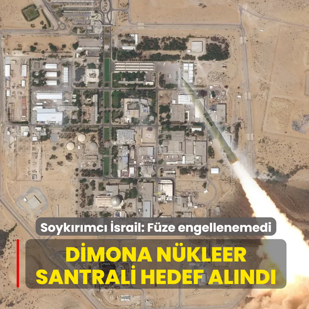 Dimona n�kleer santrali hedef al�nd�... �srail: F�ze engellenemedi