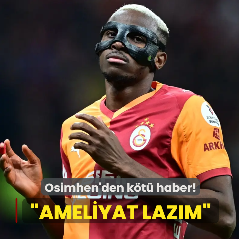 Victor Osimhen'den k�t� haber! �Ameliyat olmam laz�m�
