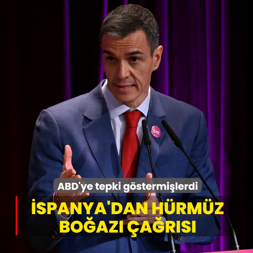 ABD'ye tepki g�stermi�lerdi... �spanya'dan H�rm�z Bo�az� �a�r�s�