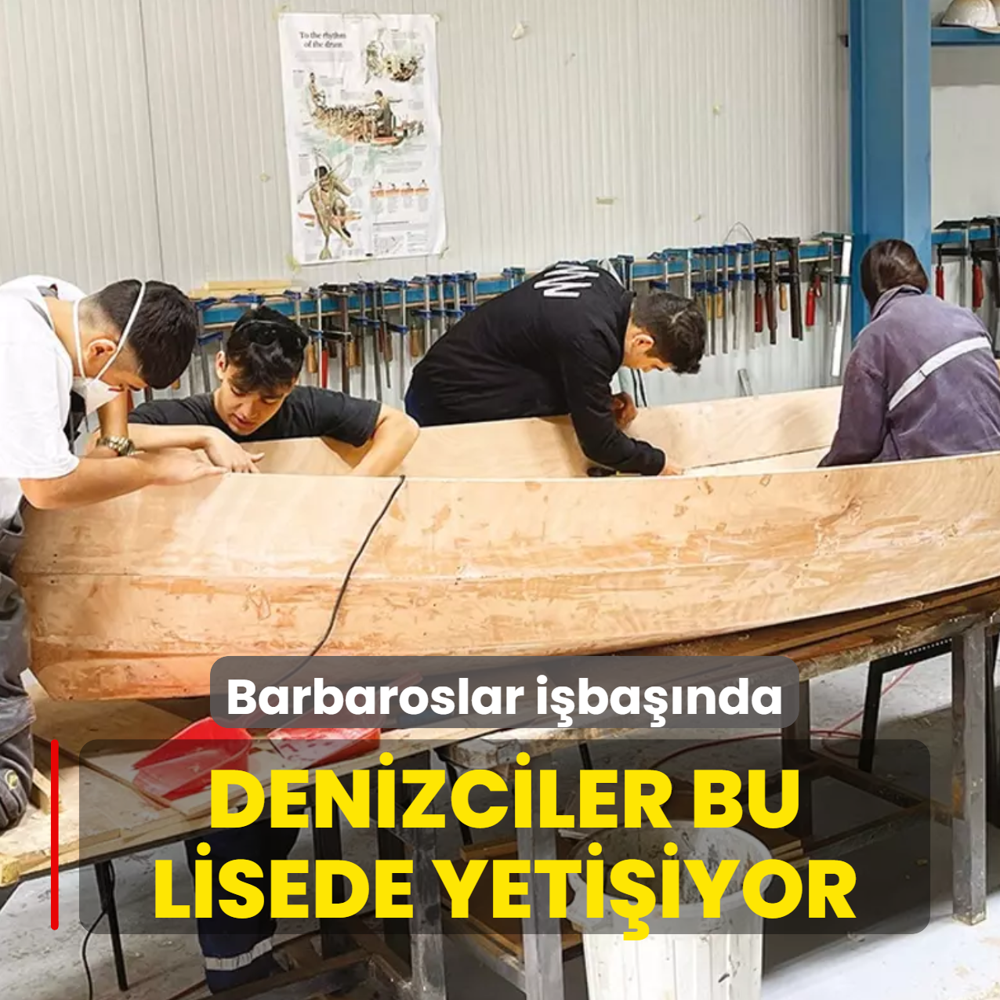 Denizciler bu lisede yeti�iyor! Barbaroslar i�ba��nda