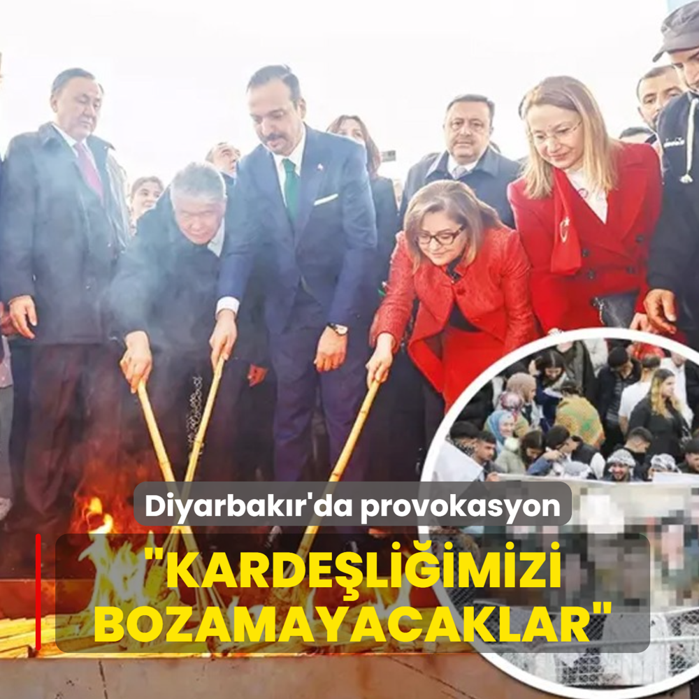 Diyarbak�r'da provokasyon! �Karde�li�imizi bozamayacaklar�