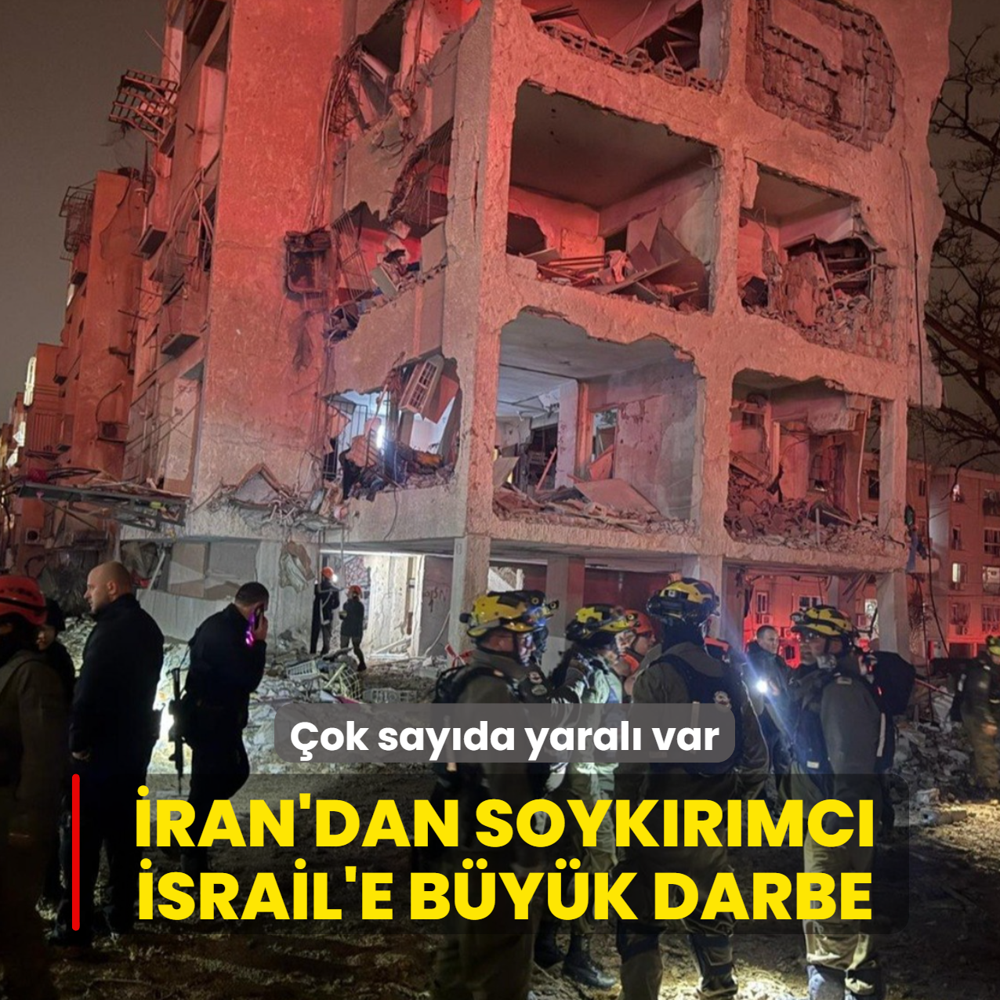 �ran'dan soyk�r�mc� �srail'e b�y�k darbe... �ok say�da yaral� var